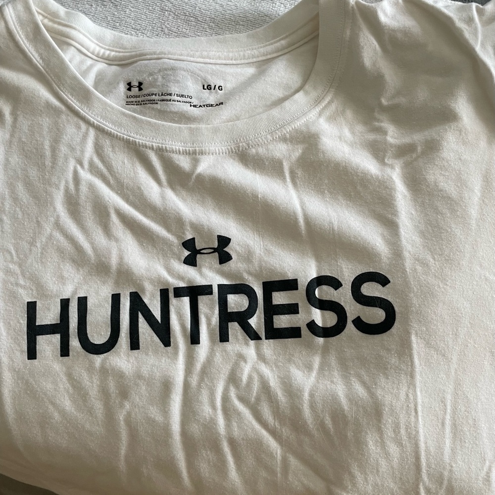 Two NWOT Under Armour Women workout Cotton stretch T-shirts - Picture 3 of 3
